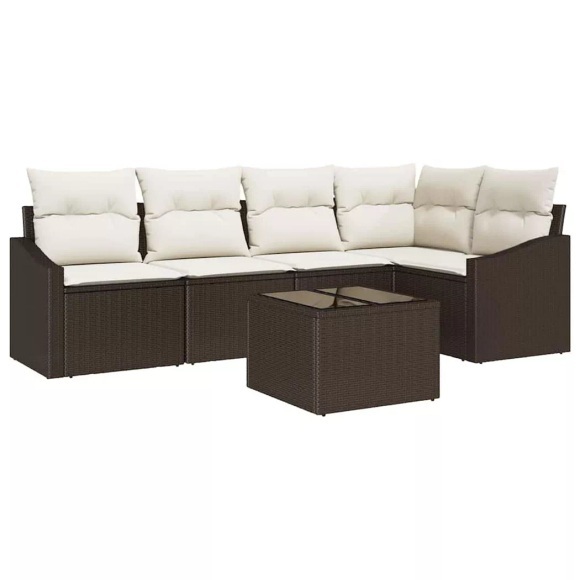 VidaXL - Outdoor-sofa poly-rattan, One Size, Braun