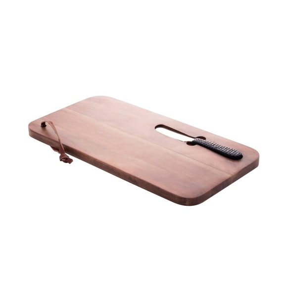 Holzbrett mit Messer 41x20x3cm Holzbrett mit Messer 41x20x3cm