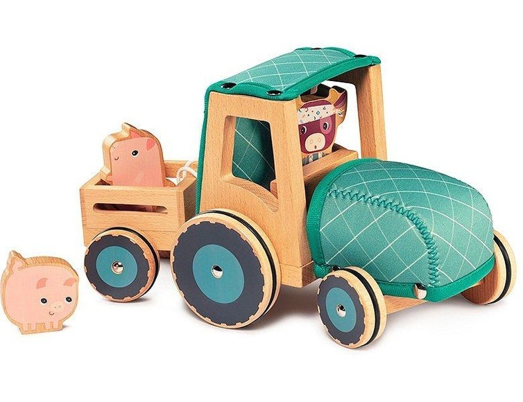 Lilliputiens - Rosalie mit ihrem Traktor FSC Holz