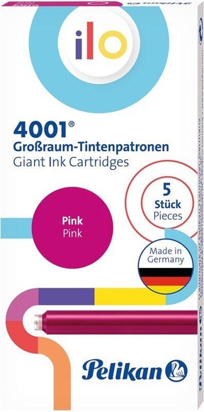 Pelikan Tintenpatrone ilo 4001 Pink 5er Set
