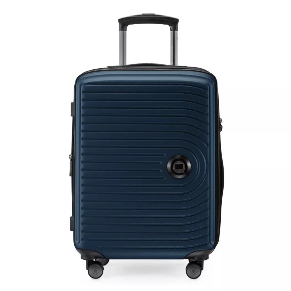 Hauptstadtkoffer Hartschalen-Trolley ´´Mitte, dunkelblau, 55 cm´´, 4 Rollen