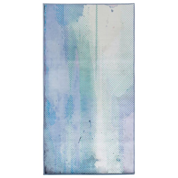 Beliani Teppich blau-grün 80 x 150 cm SUSUZ