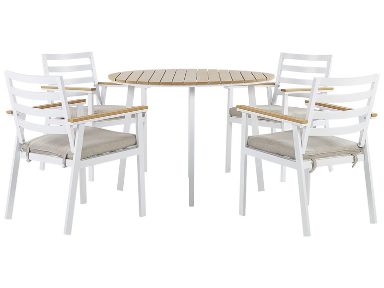 Gartentisch Set aus Aluminium Skandinavisch CAVOLI Gartentisch Set aus Aluminium Skandinavisch CAVOLI