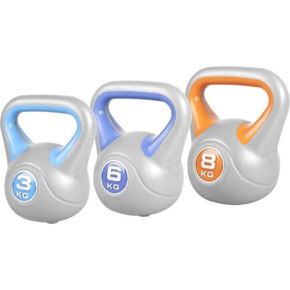 Kettlebell Stylish Unisex Taubengrau 17.2KG