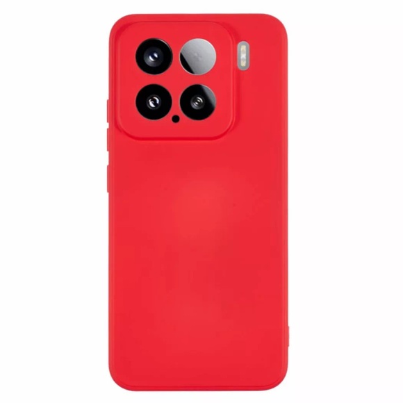 Cover-Discount - Xiaomi 15 Silikon Gummi Hülle, Rot