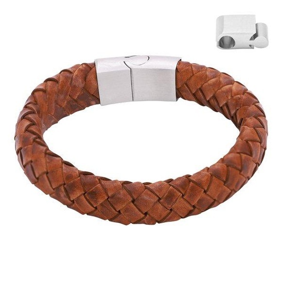 Lederarmband Enno Unisex Cognac 21cm