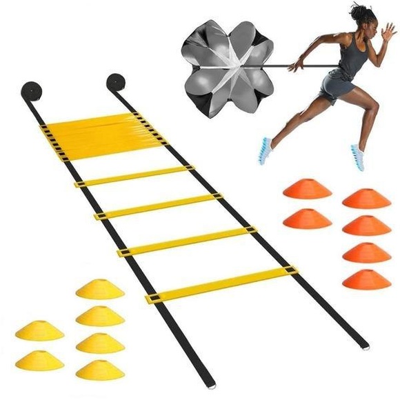 Set Mit Trainingsleiter Und Hütchen Herren ONE SIZE