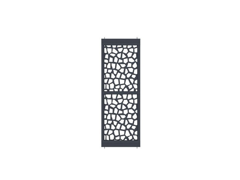 Raumteiler für Innenräume höhenverstellbar - 88 x 245 cm - Stahl - Anthrazit - LADUNA Raumteiler für Innenräume höhenverstellbar - 88 x 245 cm - Stahl - Anthrazit - LADUNA