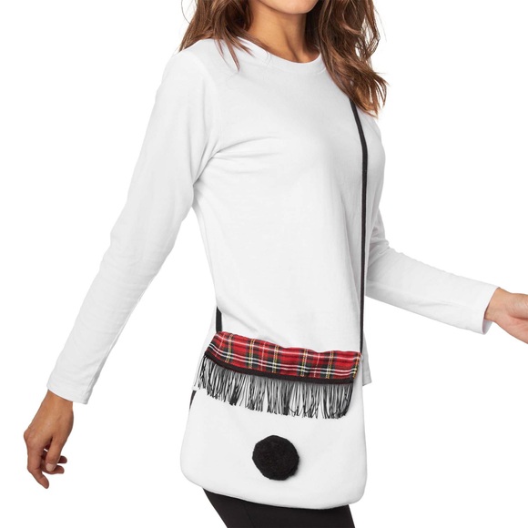 Schneefrau Umhängetasche Damen Weiss ONE SIZE