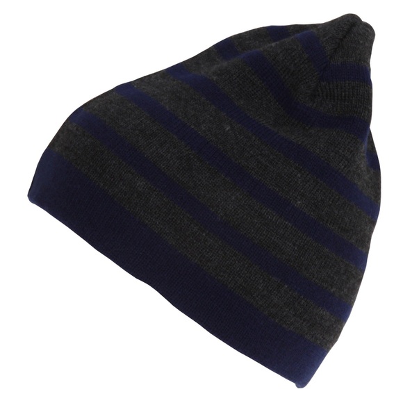 Mütze, Gestreift Unisex Grau ONE SIZE