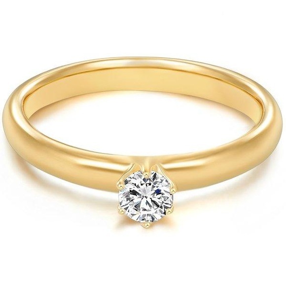 Damen Ring Damen Gelbgold 62