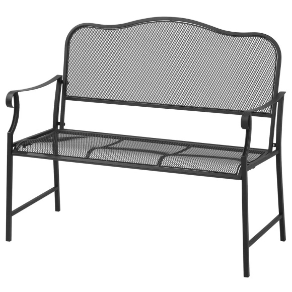 Outsunny - Gartenbank mit Tisch, One Size