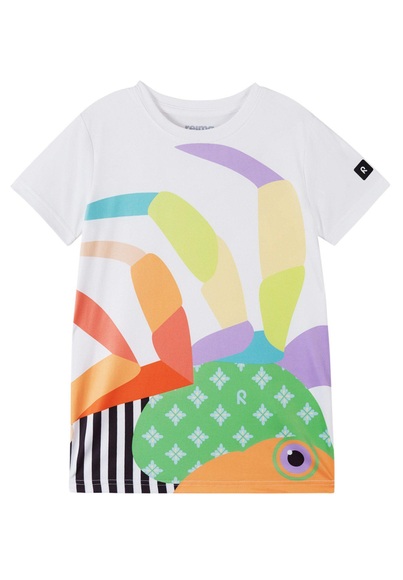 Kinder T-shirt Vauhdikas Off White Girl Mädchen Multicolor 110