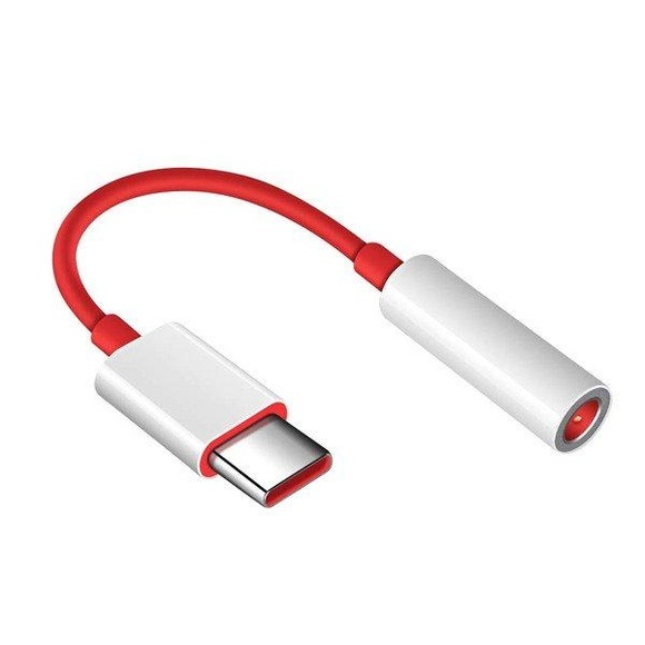 OnePlus - USB C auf 3.5 mm AUX Klinken Adapter (2681700) - Rot
