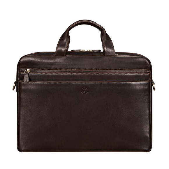Teramo - Leder Aktentasche Mit Trolleyfunktion Unisex Braun ONE SIZE
