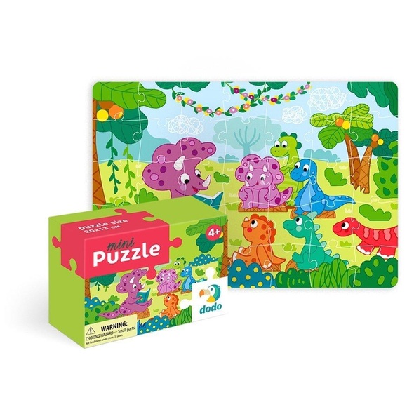 Dodo - Mini Puzzle Dino und seine Freunde 35 Teile, 4J+