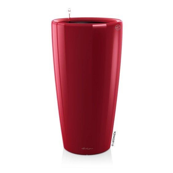 Lechuza - Blumenkasten mit Integriertem Bewässerungssystem Rondo Premium 40 - Rot