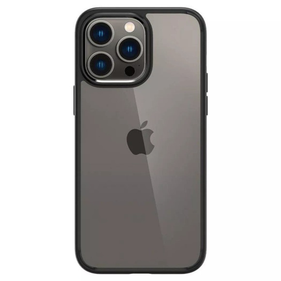 Spigen - iPhone 14 Pro Ultra Hybrid Case Hülle (ACS04961) - Schwarz / Transparent