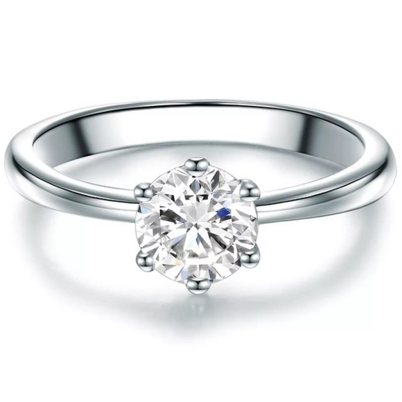 Damen Ring Damen Silber 62