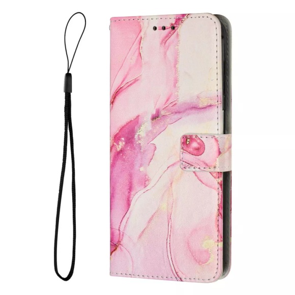 Cover-Discount - Xiaomi 15 Hülle mit Marble Motiv, Rosa