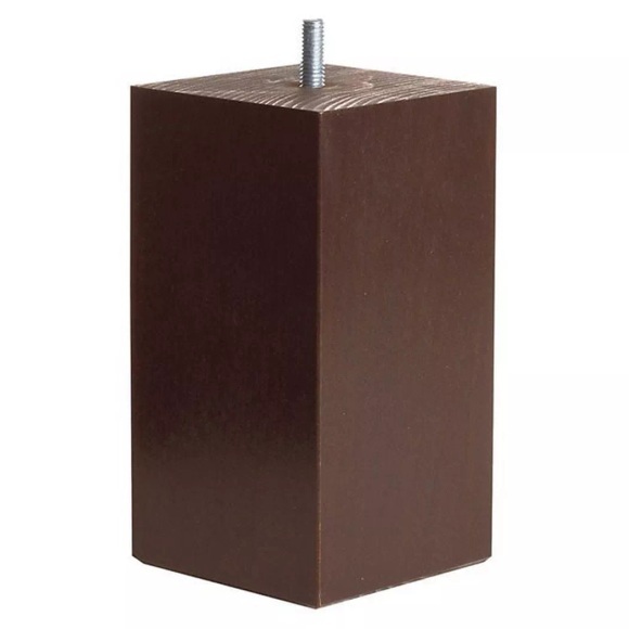 4er-Pack Bettfüsse, quadratisch, Höhe. 15 cm