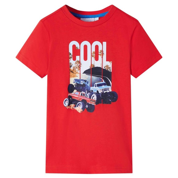 vidaXL Kinder-T-Shirt Rot 140