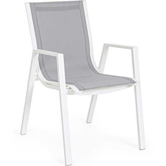 Garten Armlehnstuhl Pelagius weiss