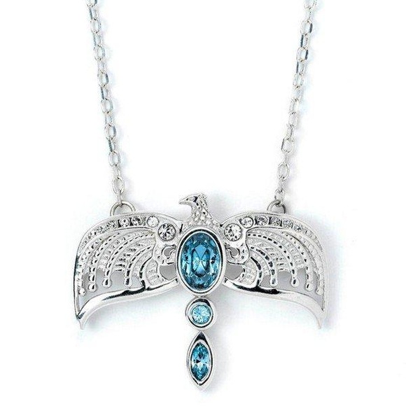 Diadem Halskette Mit Anhänger Damen Silber ONE SIZE