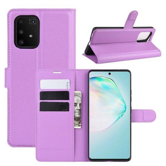 Galaxy S10 Lite - Leder Etui Hülle