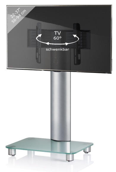 Universal TV VESA Standfuß Ständer Fernseh Rack Alu Glas rollbar Rollen Blino Universal TV VESA Standfuß Ständer Fernseh Rack Alu Glas rollbar Rollen Blino