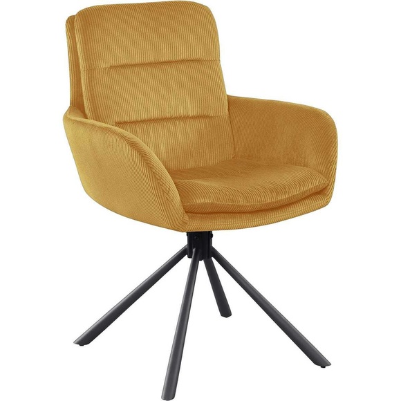 Esszimmerstuhl mit Armlehnen Zupstix gold