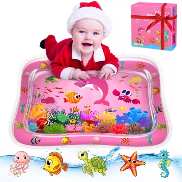 Activity-board - Kleinkind Spielzeug Geschenk Aktivität Spielmatte Aufblasbare sensorische Spielmatte, One Size, Pink