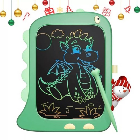 Activity-board - LCD Schreibtafel Kinder Magische Tafel Löschbare Maltafel Schreibtafel Block Dinosaurier Kinderspielzeug, Rasengrün