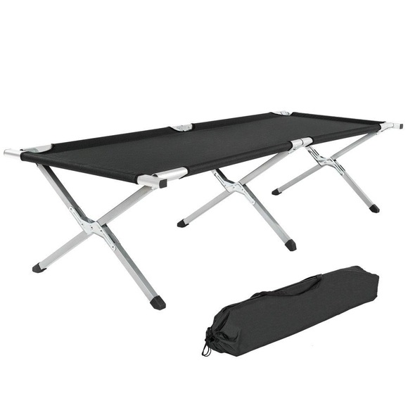 Feldbett Aus Aluminium Unisex Schwarz ONE SIZE