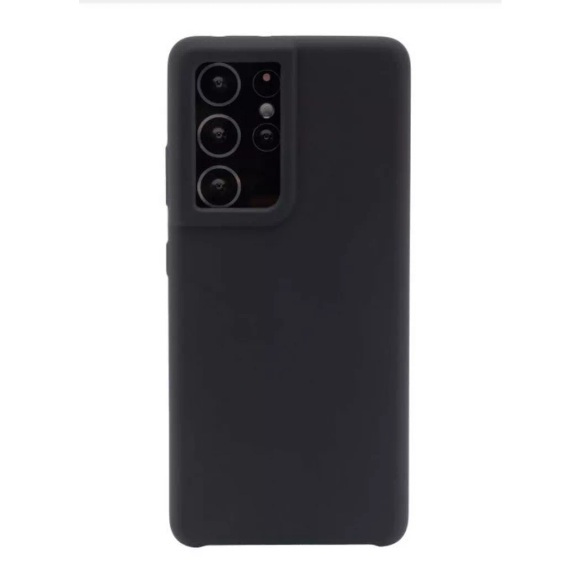 JT Berlin - Samsung Galaxy S21 Ultra 5G Silikon Backcase Hülle Steglitz (10729) - Schwarz