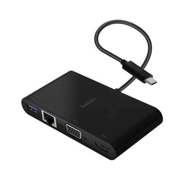 Belkin AVC005BTBK - USB-C Multimedia- und Ladeadapter