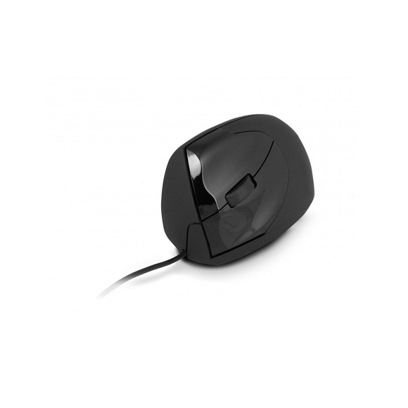 Ergonomische Kabelmaus mit vertikalem Schaumstoff für Linkshänder