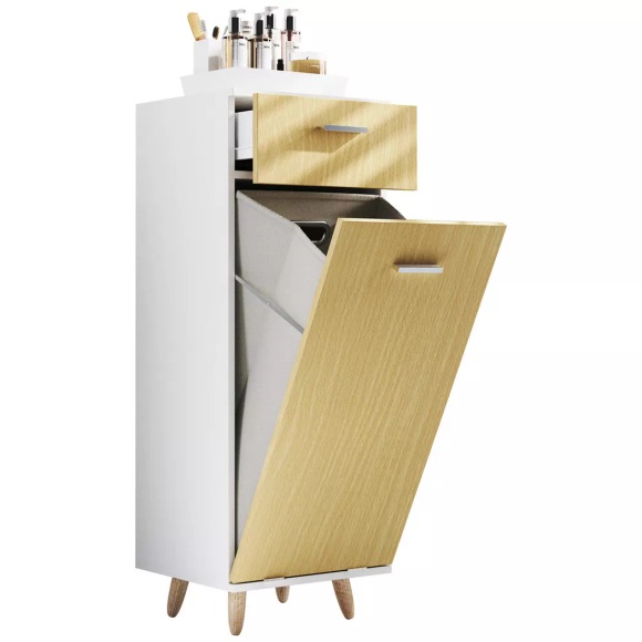 Stoff Wäscheschrank Wäschetruhe Wäschebox Wäschekorb Stoffbox Wäsche Landos S Unisex Weiss 40cm