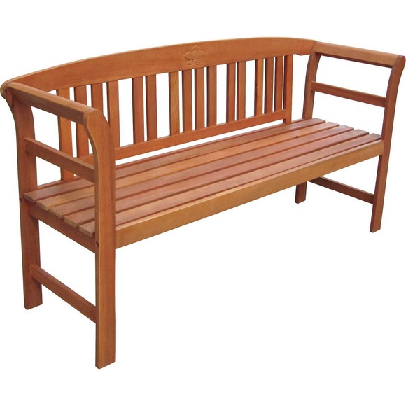 Gartenbank Harland Eukalyptus Natur 157 Unisex Braun ONE SIZE