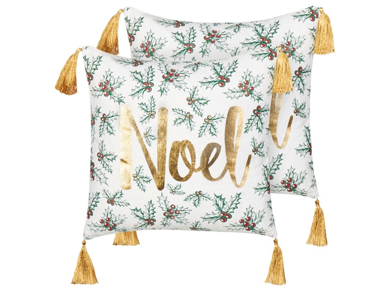 Kissen 2er Set aus Baumwolle Modern ZAMIA Kissen 2er Set aus Baumwolle Modern ZAMIA