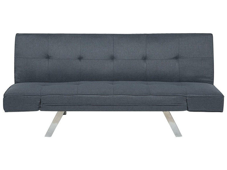 Beliani Schlafsofa Polsterbezug dunkelblau BRISTOL