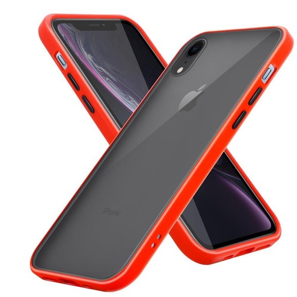 Hülle für Apple iPhone XR Hybrid mit TPU Silikon Innenseite