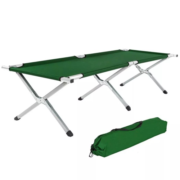 Feldbett Aus Aluminium Unisex Grün ONE SIZE