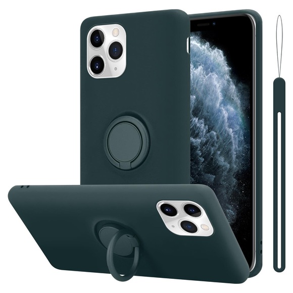 Hülle für Apple iPhone 11 PRO MAX TPU Silikon mit Ring Liquid