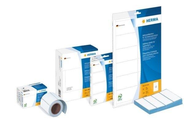 HERMA Adressetiketten einzeln weiss 148x105 mm Papier 500 St.