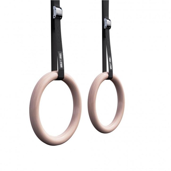 Turnringe Unisex Schwarz ONE SIZE