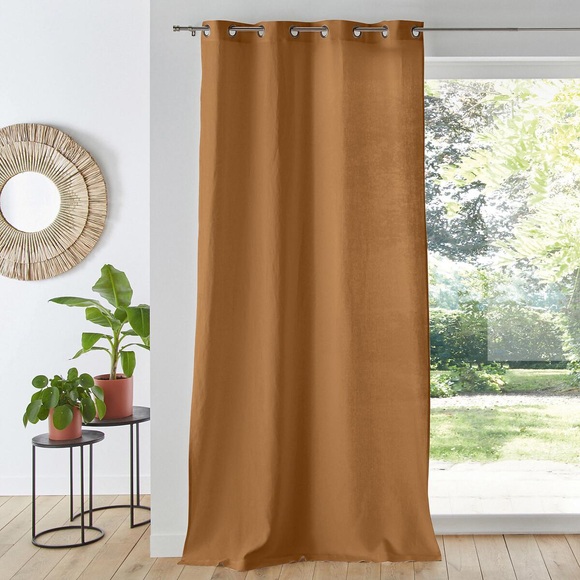 Vorhang Onega Unisex Braun 135x350CM