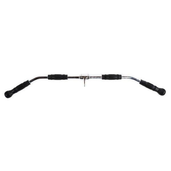 Große Dorsalzugstange Aus Stahl 90cm Für Flaschenzug Unisex Schwarz ONE SIZE