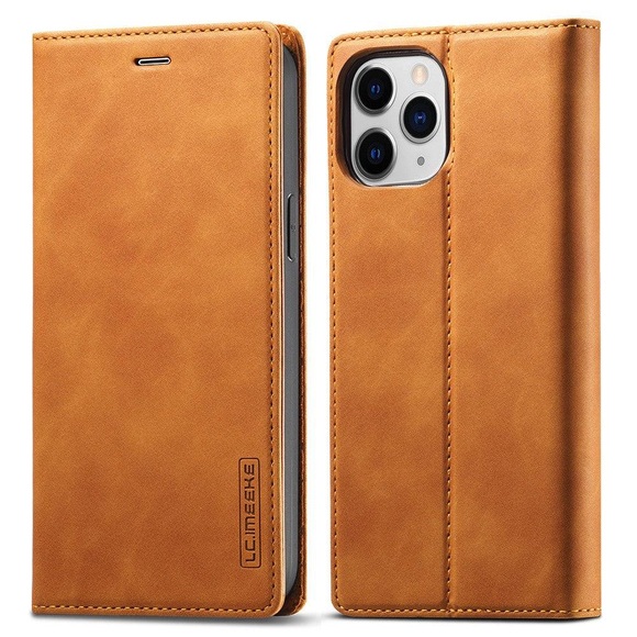 iPhone 13 Pro Max - Stand Flip Case Hülle braun