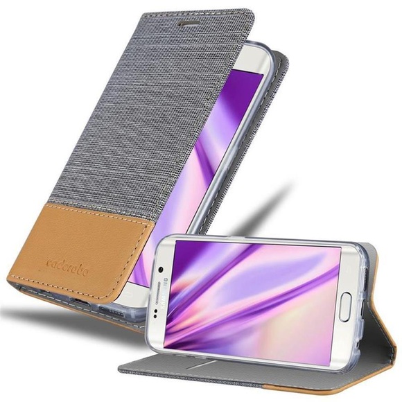 Hülle für Samsung Galaxy S6 EDGE Magnetverschluss, Kartenfach